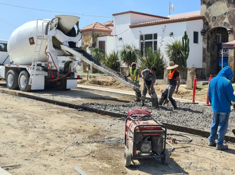 Avance de pavimentación