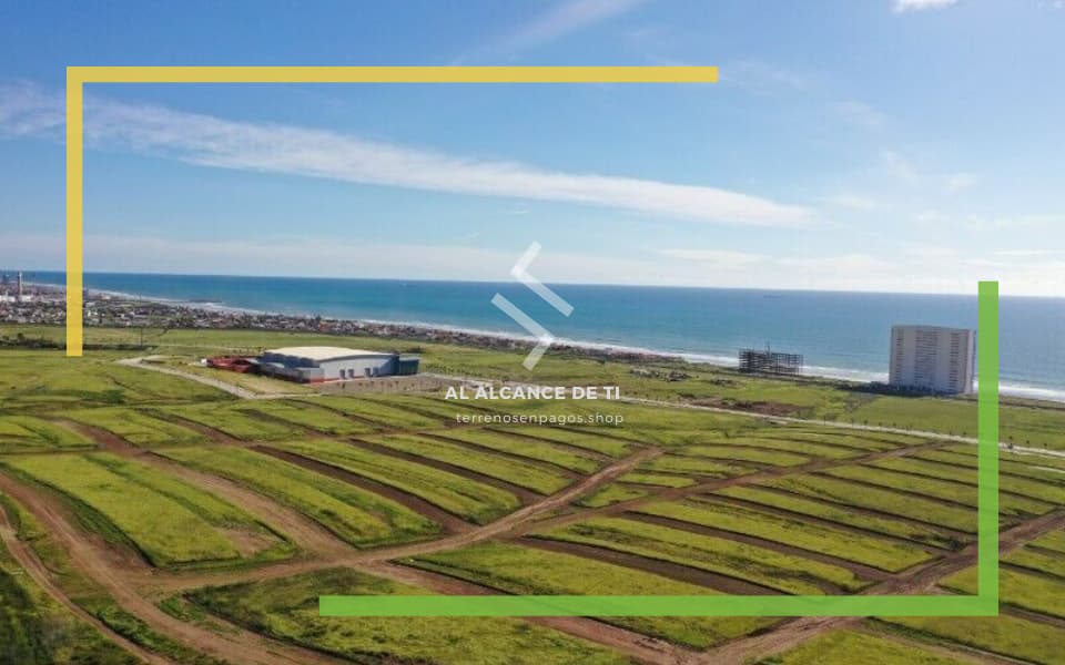 Terrenos con vista al mar en Rosarito, acceso directo a carretera