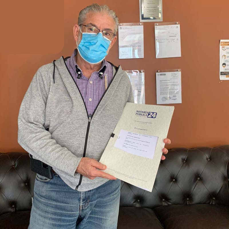Entrega de escrituras